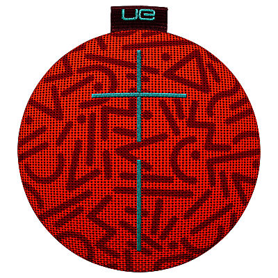 UE ROLL By Ultimate Ears Bluetooth Waterproof Portable Speaker Sriracha